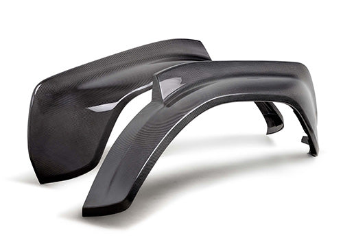 2022-2025 BRONCO RAPTOR CARBON FIBER FENDER FLARES-GLOSS