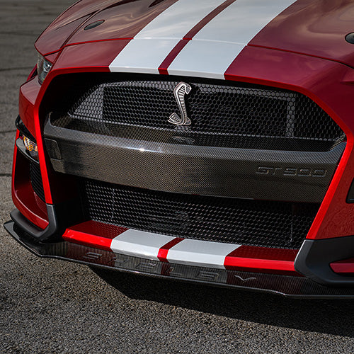 2020-22 GT500 CARBON FIBER BUMPER INSERT M-17750-MCF