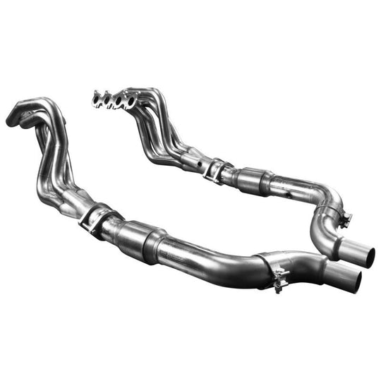 2" Stainless Headers & GREEN Catted Conn. Kit. 2015-2024 Mustang GT/D.H. 5.0L.