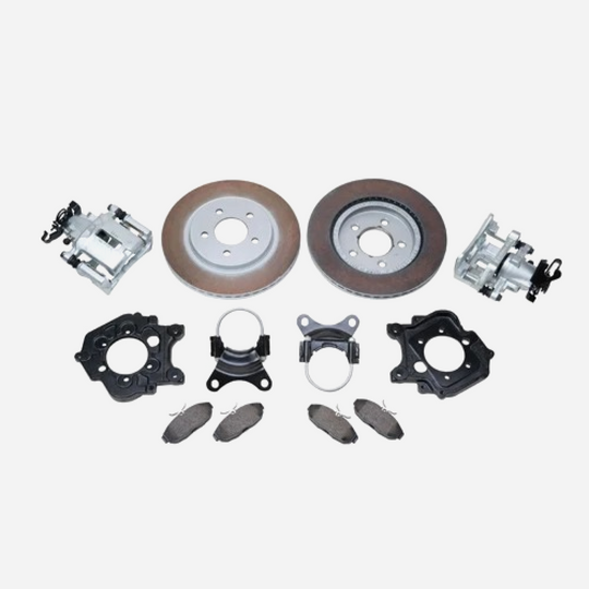 Ford Performance 2005-14 Mustang rear disc brake kit axle M-2300-G2 with rotors, calipers, and hardware