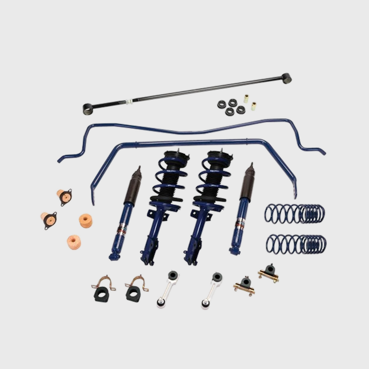 Ford Performance 2005-2014 Mustang GT assembled handling pack suspension, featuring upgraded components for improved ride quality.
