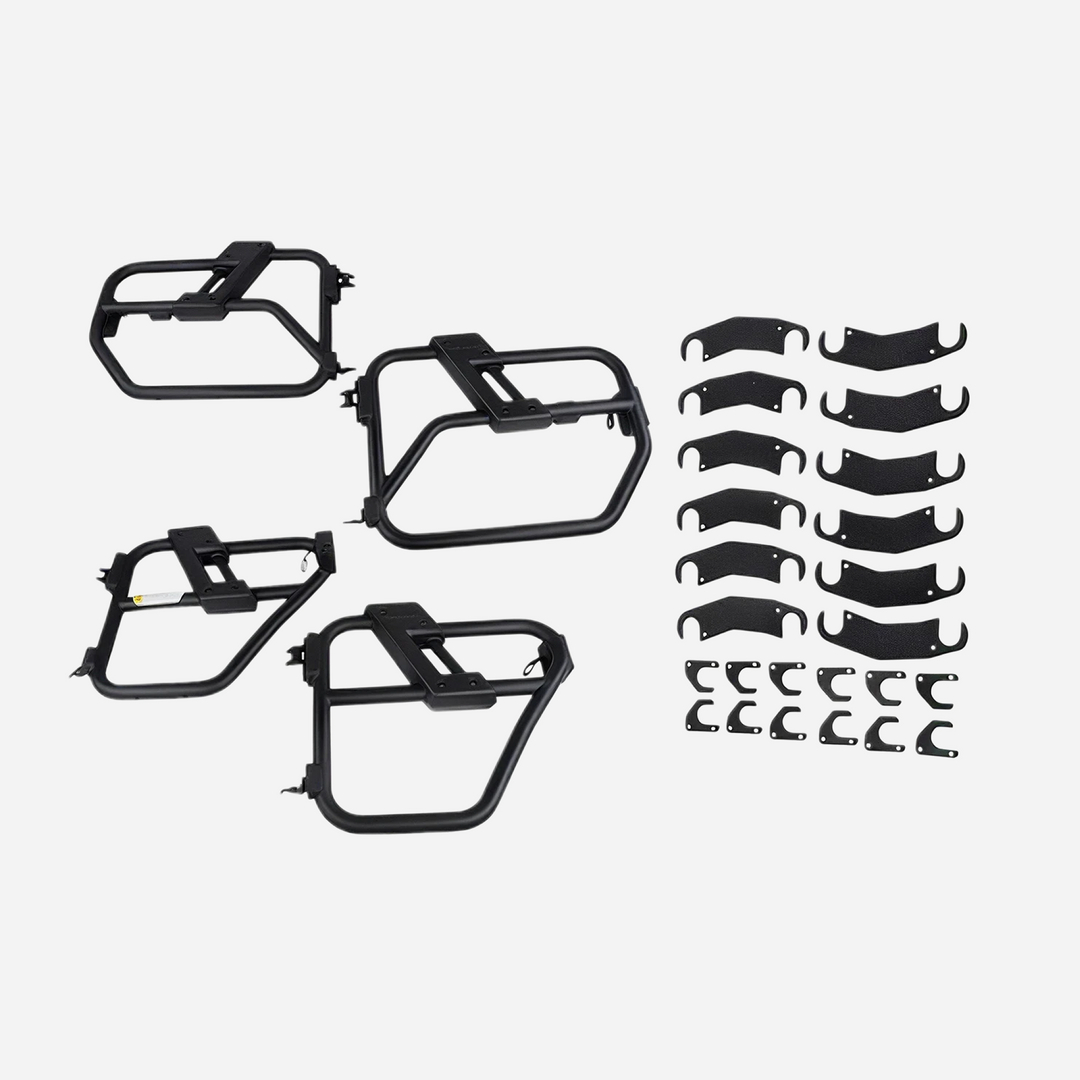 Ford Performance 2021-2024 Bronco tube door kit with four door bars, designed for off-road durability and style.
