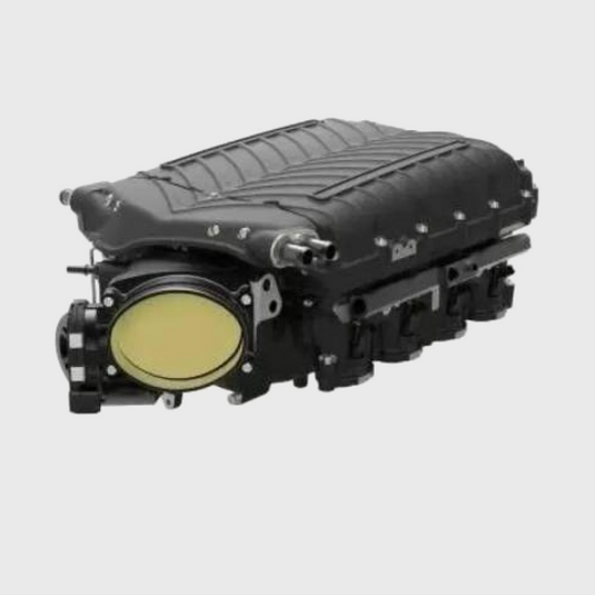 2022-2023 Mustang GT Whipple supercharger Stage 2 complete kit with turbocharger and components for enhanced performance.