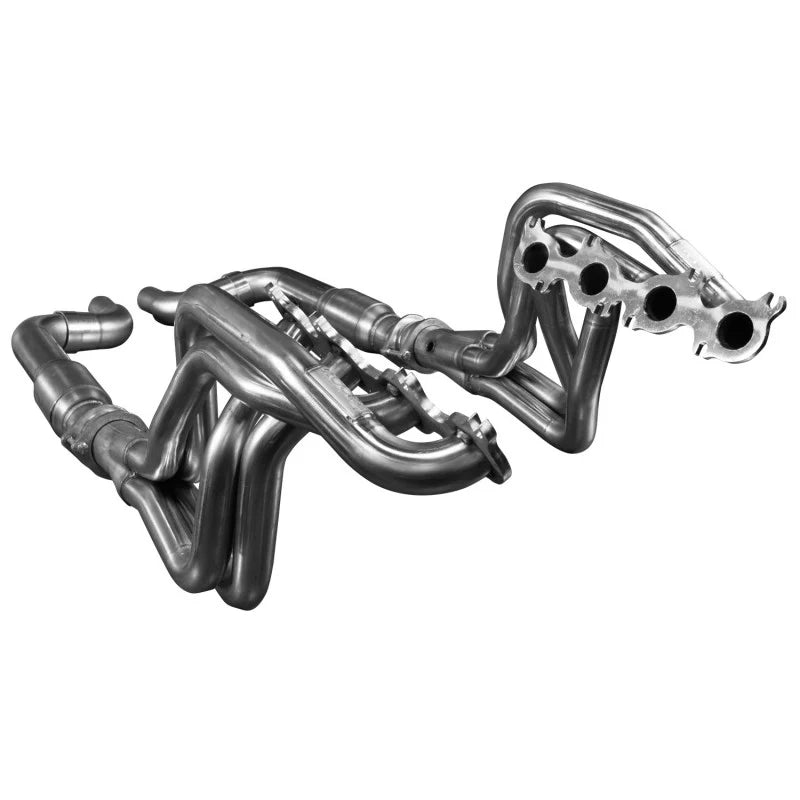 Kook's Headers 2-inch stainless headers and H.O. green catalytic converter connection kit for 2015-2026 Mustang GT/D.H.