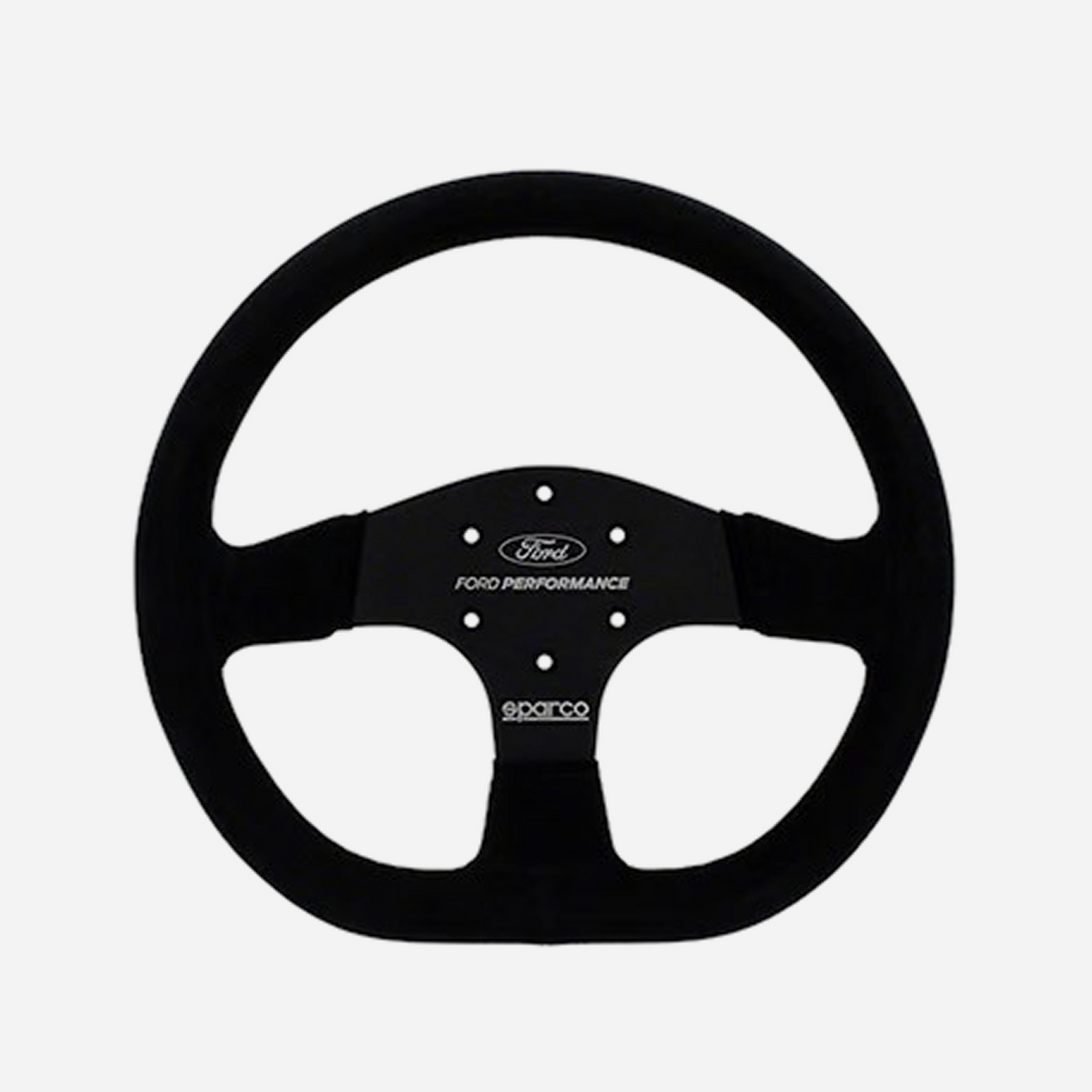 Ford Performance off-road steering wheel M-3600-RA with rugged grip and sporty design for off-road vehicles.