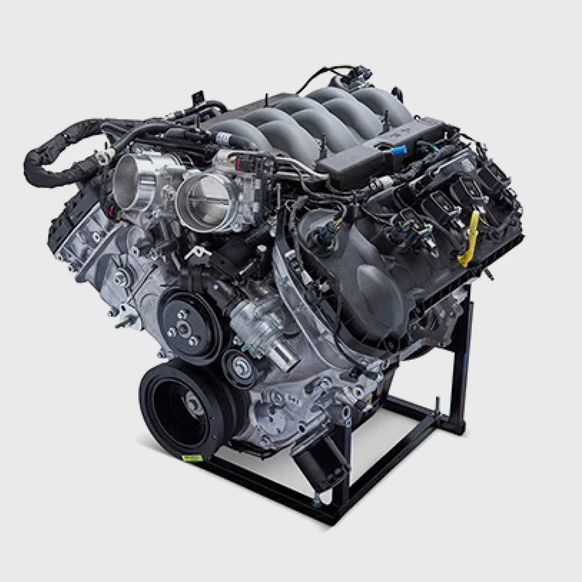 Ford Performance GEN 4 Coyote 5.0L Aluminator SC crate engine with aluminum block and high-performance components.