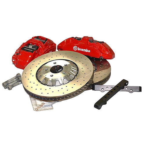 Ford Performance Mustang GT350R brake kit from 2015-2023, featuring high-performance brake calipers and rotors for enhanced stopping power.