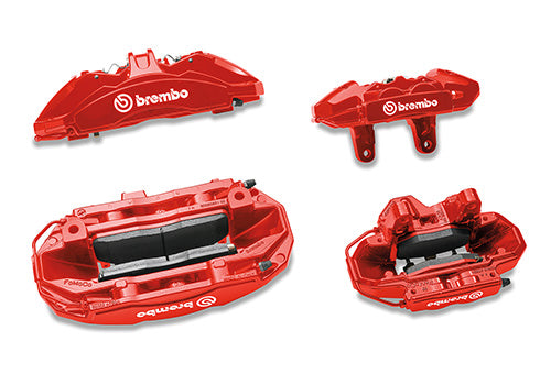 Ford Performance GT350R brake kit for 2015-2023 Mustang, featuring high-performance brake components and calipers.