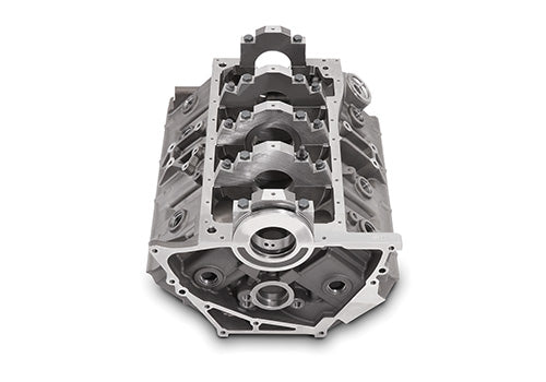 Ford Performance 460 SIAMESE big bore engine block with detailed casting and sturdy construction, designed for high-performance engines.