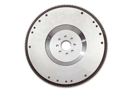Ford Performance lightweight billet flywheel with 8-bolt modular design for Coyote engines, shown in the image.