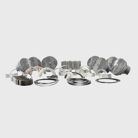 Ford Performance M-6110-FP350S piston and main bearing kit with rods for 5.2L FP350S engine, includes piston, rod, and main bearings.