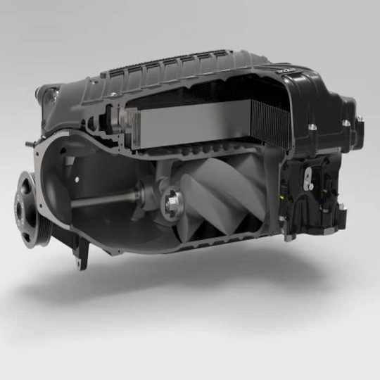 Whipple Superchargers S650 Stage 1 Gen 6 3.0L supercharger kit for 2024-2025 Ford Mustang, includes powertrain warranty.